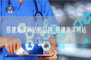 搭建海洋网站的目的_搭建海洋网站