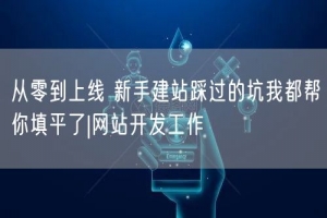从零到上线 新手建站踩过的坑我都帮你填平了|网站开发工作