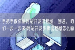 手把手教你画网站开发流程图，别急，咱们一步一步来|网站开发步骤流程图怎么画