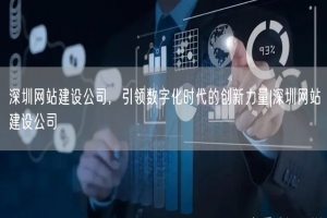 深圳网站建设公司，引领数字化时代的创新力量|深圳网站建设公司
