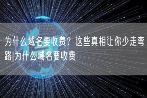 为什么域名要收费？这些真相让你少走弯路|为什么域名要收费