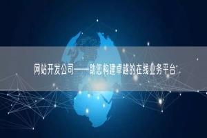 网站开发公司——助您构建卓越的在线业务平台