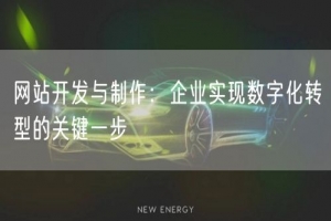 网站开发与制作：企业实现数字化转型的关键一步